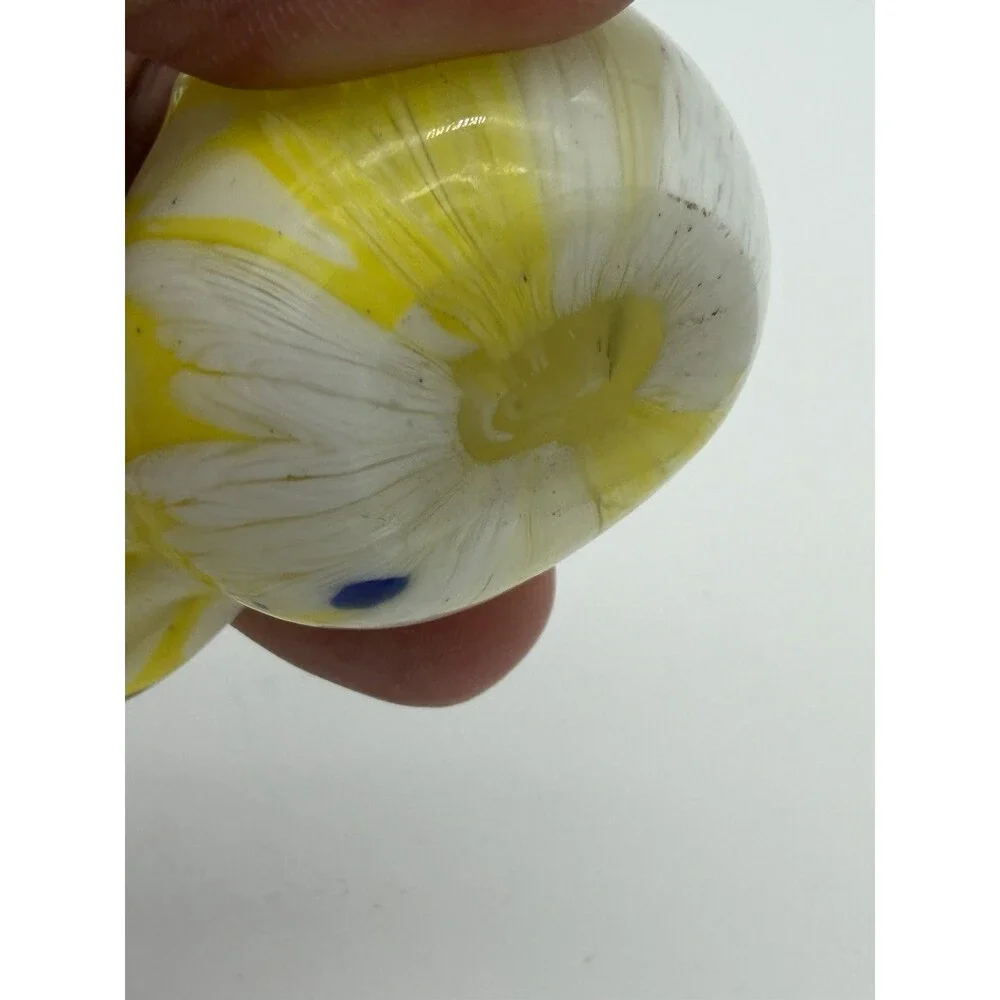 Murano Italy Art Glass Hand Blown Yellow Canary Bird Figurine